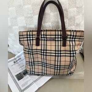 Burberry Blue Label Japan exclusive satchel COA included!